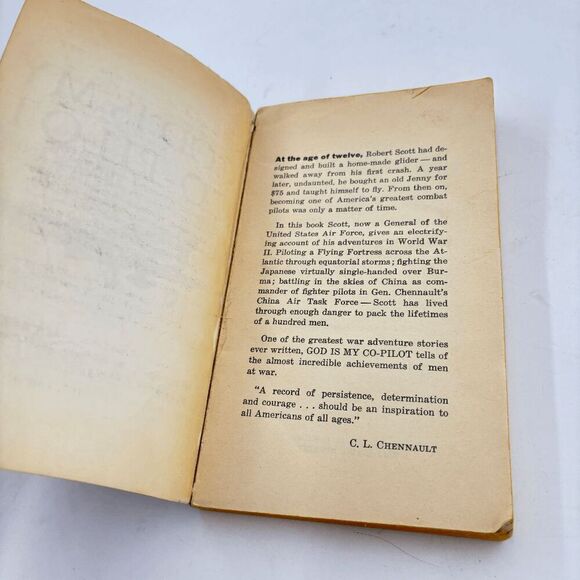God is My Co-pilot, By Col. Robert L. Scott, PB 1957 printing - Picture 6 of 6